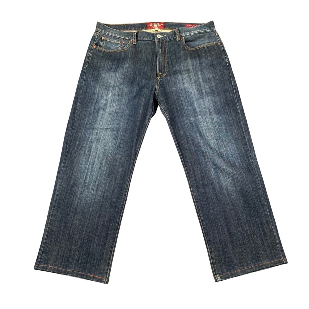 Lucky‎ Brand 361 Vintage Straight Mens 38x30 Dark Wash Denim Jeans Indigo